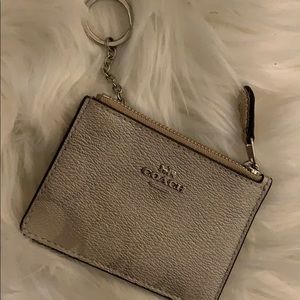 Mini coach keychain wallet